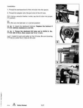 1993 Johnson Evinrude "ET" 90 degrees LV Service Repair Manual, P/N 508287, Page 265