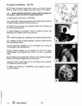 1993 Johnson Evinrude "ET" 90 degrees LV Service Repair Manual, P/N 508287, Page 270