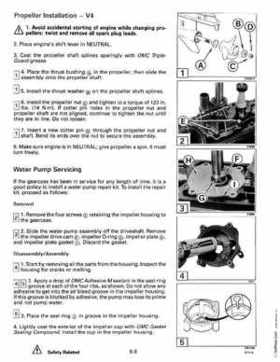 1993 Johnson Evinrude "ET" 90 degrees LV Service Repair Manual, P/N 508287, Page 271