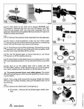 1993 Johnson Evinrude "ET" 90 degrees LV Service Repair Manual, P/N 508287, Page 279