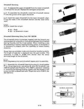 1993 Johnson Evinrude "ET" 90 degrees LV Service Repair Manual, P/N 508287, Page 283