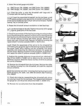 1993 Johnson Evinrude "ET" 90 degrees LV Service Repair Manual, P/N 508287, Page 284