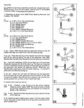 1993 Johnson Evinrude "ET" 90 degrees LV Service Repair Manual, P/N 508287, Page 285