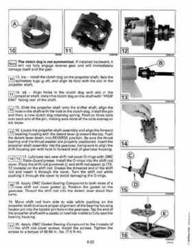 1993 Johnson Evinrude "ET" 90 degrees LV Service Repair Manual, P/N 508287, Page 287