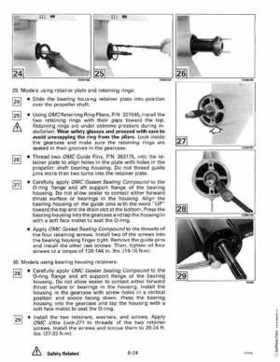1993 Johnson Evinrude "ET" 90 degrees LV Service Repair Manual, P/N 508287, Page 289