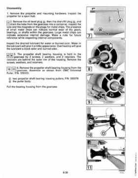 1993 Johnson Evinrude "ET" 90 degrees LV Service Repair Manual, P/N 508287, Page 295
