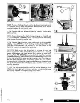1993 Johnson Evinrude "ET" 90 degrees LV Service Repair Manual, P/N 508287, Page 296