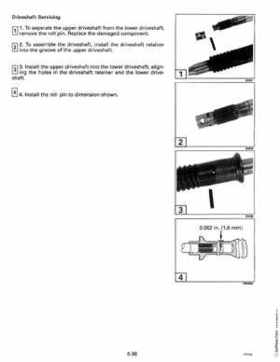 1993 Johnson Evinrude "ET" 90 degrees LV Service Repair Manual, P/N 508287, Page 301