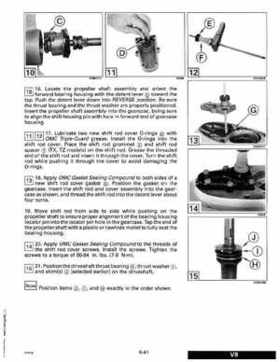 1993 Johnson Evinrude "ET" 90 degrees LV Service Repair Manual, P/N 508287, Page 306