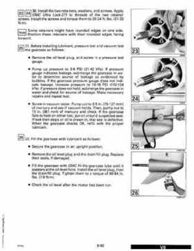 1993 Johnson Evinrude "ET" 90 degrees LV Service Repair Manual, P/N 508287, Page 308