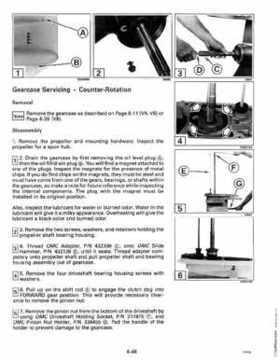 1993 Johnson Evinrude "ET" 90 degrees LV Service Repair Manual, P/N 508287, Page 313