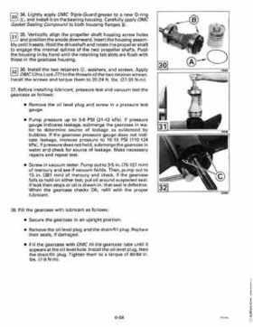 1993 Johnson Evinrude "ET" 90 degrees LV Service Repair Manual, P/N 508287, Page 329
