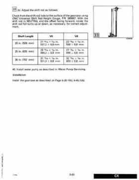 1993 Johnson Evinrude "ET" 90 degrees LV Service Repair Manual, P/N 508287, Page 330
