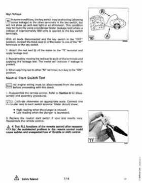 1993 Johnson Evinrude "ET" 90 degrees LV Service Repair Manual, P/N 508287, Page 345