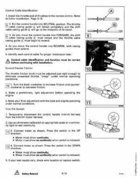1993 Johnson Evinrude "ET" 90 degrees LV Service Repair Manual, P/N 508287, Page 376