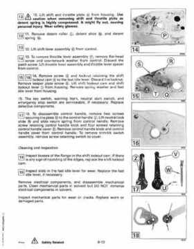 1993 Johnson Evinrude "ET" 90 degrees LV Service Repair Manual, P/N 508287, Page 379