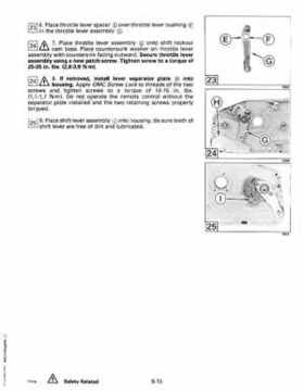 1993 Johnson Evinrude "ET" 90 degrees LV Service Repair Manual, P/N 508287, Page 381