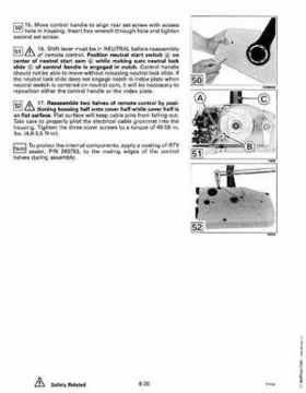 1993 Johnson Evinrude "ET" 90 degrees LV Service Repair Manual, P/N 508287, Page 386