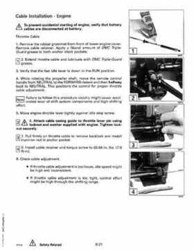 1993 Johnson Evinrude "ET" 90 degrees LV Service Repair Manual, P/N 508287, Page 387