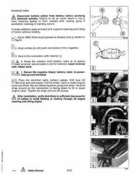 1993 Johnson Evinrude "ET" 90 degrees LV Service Repair Manual, P/N 508287, Page 389