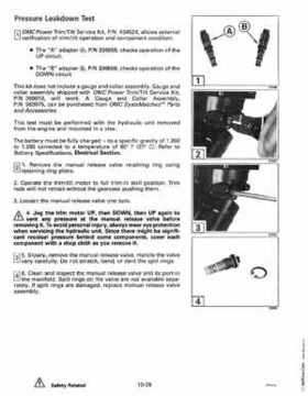1993 Johnson Evinrude "ET" 90 degrees LV Service Repair Manual, P/N 508287, Page 451