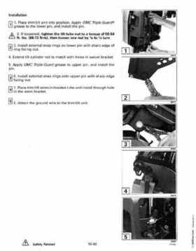 1993 Johnson Evinrude "ET" 90 degrees LV Service Repair Manual, P/N 508287, Page 463