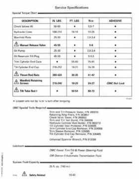 1993 Johnson Evinrude "ET" 90 degrees LV Service Repair Manual, P/N 508287, Page 466