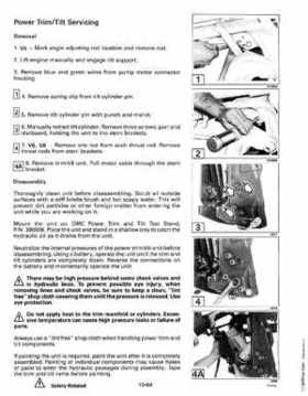 1993 Johnson Evinrude "ET" 90 degrees LV Service Repair Manual, P/N 508287, Page 487