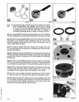 1993 Johnson Evinrude "ET" 90 degrees LV Service Repair Manual, P/N 508287, Page 496