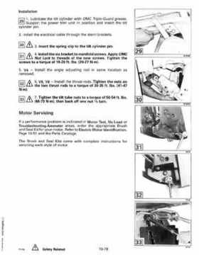 1993 Johnson Evinrude "ET" 90 degrees LV Service Repair Manual, P/N 508287, Page 502