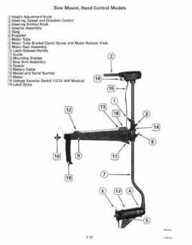 1993 Johnson Evinrude "ET" Electric Outboards Service Repair Manual, P/N 508280, Page 16