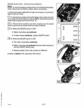 1993 Johnson Evinrude "ET" Electric Outboards Service Repair Manual, P/N 508280, Page 37