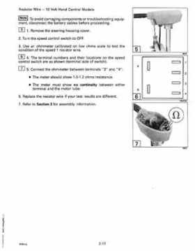 1993 Johnson Evinrude "ET" Electric Outboards Service Repair Manual, P/N 508280, Page 43