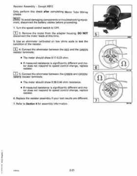 1993 Johnson Evinrude "ET" Electric Outboards Service Repair Manual, P/N 508280, Page 47