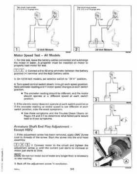 1993 Johnson Evinrude "ET" Electric Outboards Service Repair Manual, P/N 508280, Page 108