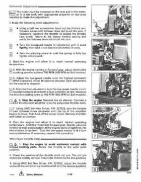1994 Johnson/Evinrude "ER" 2 thru 8 outboards Service Repair Manual P/N 500606, Page 49