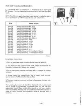 1994 Johnson Evinrude "ER" 60 LV 150, 150C, 175 Service Repair Manual, P/N 500611, Page 46