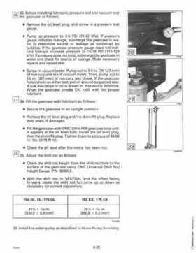 1994 Johnson Evinrude "ER" 60 LV 150, 150C, 175 Service Repair Manual, P/N 500611, Page 193