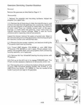 1994 Johnson Evinrude "ER" 60 LV 150, 150C, 175 Service Repair Manual, P/N 500611, Page 196