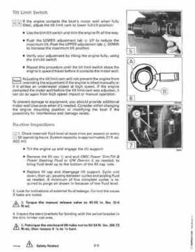 1994 Johnson Evinrude "ER" 60 LV 150, 150C, 175 Service Repair Manual, P/N 500611, Page 261