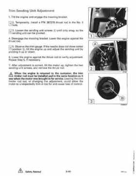1994 Johnson Evinrude "ER" 60 LV 150, 150C, 175 Service Repair Manual, P/N 500611, Page 296