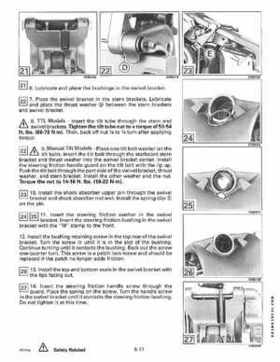 1994 Johnson/Evinrude "ER" 60 thru 70 outboards Service Repair Manual P/N 500609, Page 183