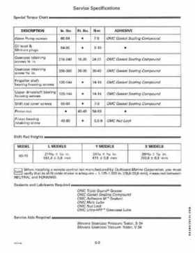1994 Johnson/Evinrude "ER" 60 thru 70 outboards Service Repair Manual P/N 500609, Page 199