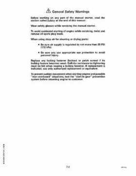 1994 Johnson/Evinrude "ER" 60 thru 70 outboards Service Repair Manual P/N 500609, Page 222
