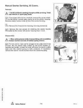 1994 Johnson/Evinrude "ER" 60 thru 70 outboards Service Repair Manual P/N 500609, Page 224