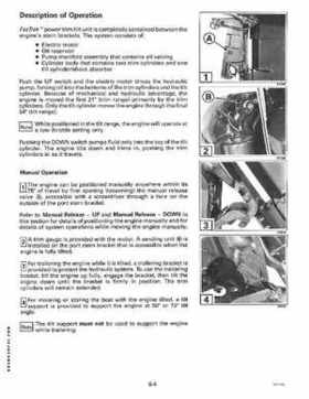 1994 Johnson/Evinrude "ER" 60 thru 70 outboards Service Repair Manual P/N 500609, Page 260