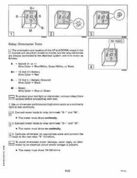 1994 Johnson/Evinrude "ER" 60 thru 70 outboards Service Repair Manual P/N 500609, Page 278