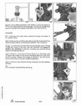 1994 Johnson/Evinrude "ER" 60 thru 70 outboards Service Repair Manual P/N 500609, Page 292