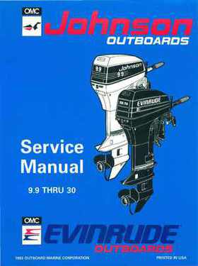 1994 Johnson/Evinrude "ER" 9.9 thru 30 outboards Service Repair Manual P/N 500607, Page 1