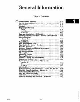 1994 Johnson/Evinrude "ER" 9.9 thru 30 outboards Service Repair Manual P/N 500607, Page 7